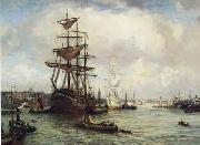 unknow artist Seascape, boats, ships and warships. 78 painting